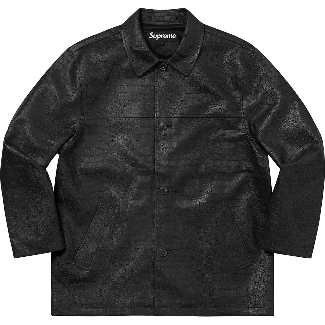 Faux Croc Car Coat view 12